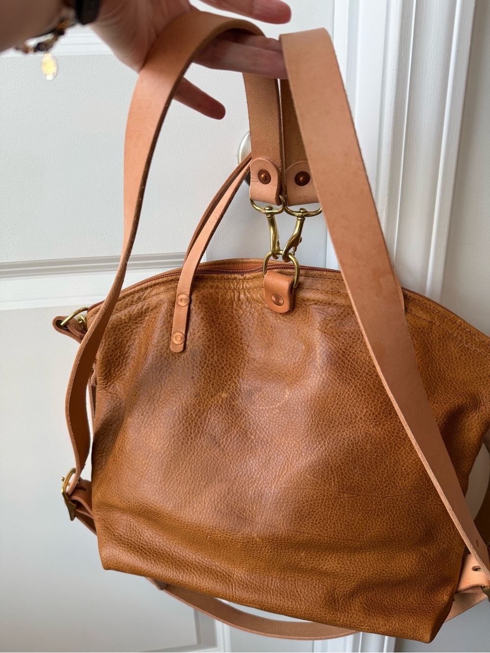 Meanwhile Back on the Farm Convertible Shoulder Bag / Backpack - Picture 15 of 16